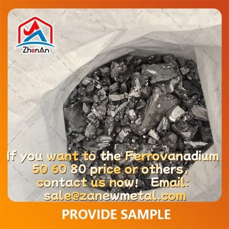 50-100 mm Pure Ferro Vanadium 50 Lumps best